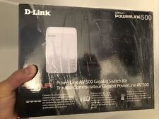 NEW-D-Link Powerline 500 Kit with 4 Port + 1 Port Base Stations | DHP-541AV CIB