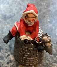 Vintage Pewter Merry Christmas