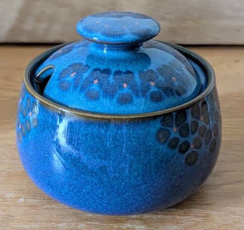 Denby midnight blue rare - blue, sugar