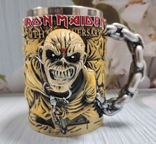 For Iron Maiden 50th Anniversary Eddie 3D Resin Mug-Collectible Rock Memorabilia