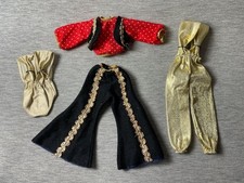 Faerie Glen matador style set + gold pantaloons + body suit fit 12" Sindy doll