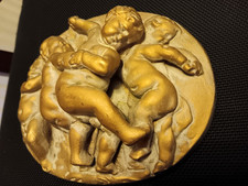 Vintage Plaster Cherubs Putti
