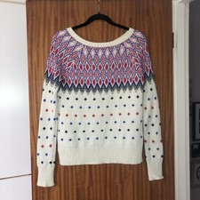 Cream Wool Fairisle Jumper