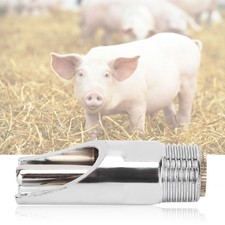 5x Flat Auto Pig Drinker Removable Livestock Drinking Tool Pigs Farm Equipment