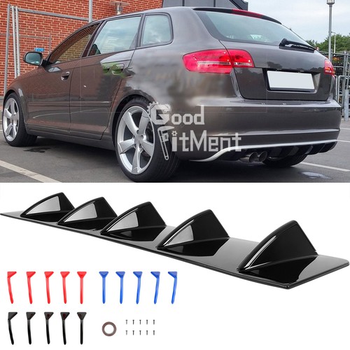 Gloss rear bumper spoiler lip - rear,