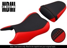 FITS SUZUKI GSX 250 R 17-21 CUSTOM GRIP VINYL SEAT COVERS SET BLACK & RED