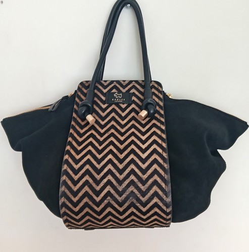 Radley black bag - bag, suede