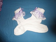 ADULT BABY SISSY  WHITE ANKLE