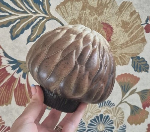 Artichoke ceramic art vase - vase, by