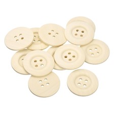 20Pcs Large Wooden Buttons