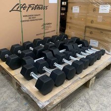 Life Fitness Hex Rubber