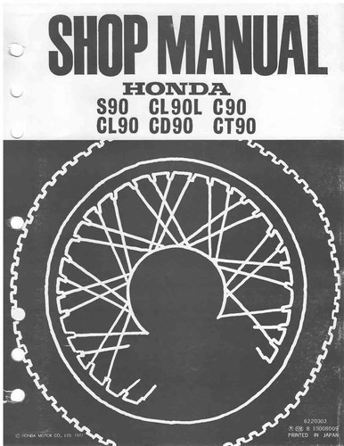 Honda s90 cl90 cl90l cd90 - cl90, c90