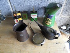 Joblot Vintage Oil Cans