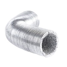 Aluminium Foil Flexible Ducting Hose Flex Duct Ventilation Hydroponic All Sizes