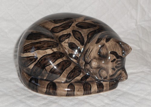 Quail ceramic pottery sleeping - quail,