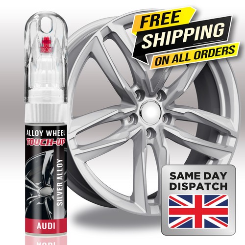 Audi silver alloy wheel - audi,