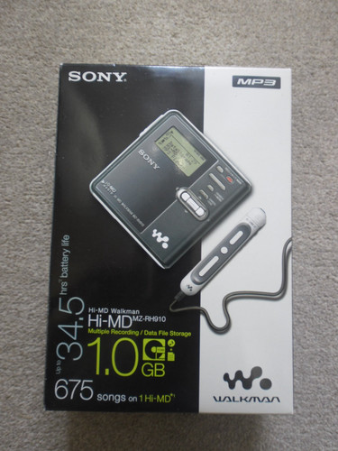 Sony walkman rh910 - walkman, mz-rh910