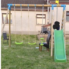 Childrens SWING, GLIDER AND SLIDE SET, OUTDOOR TOYS, OUTDOOR GARDEN TOYS