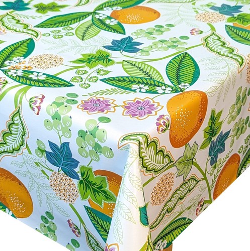 Orange blossom pvc - orange, vinyl