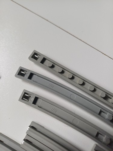Lego trains train tracks - trains, grey