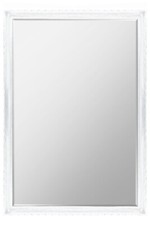 Extra Large White Vintage Look Wall Mirror Full Length 6Ft7 X 4Ft7 201cmx140cm