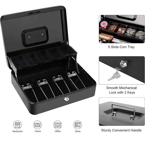 Money float tin keys lockable - tin,