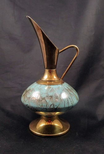 Delft jug brass ceramic - delft,