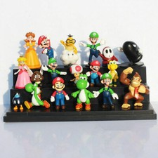 18 Pcs Super Mario mini Figure Cute Toys doll Action figures Collection Gift NEW