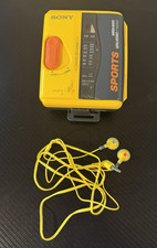 Sony yellow Sports Walkman