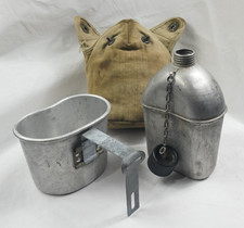 WW2 US 3-piece Water Canteen