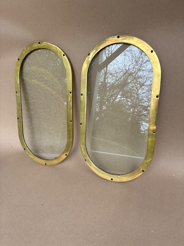 Pair antique oval - ,