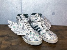 adidas Jeremy Scott Forum High Wings 1.0 Money Q46154 Men's US 9.5 Mint Japan