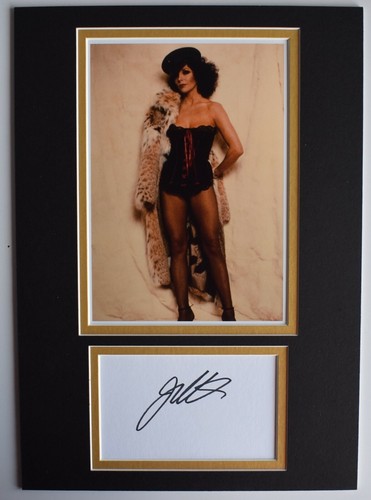 Joan collins signed autograph - signed,