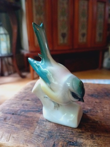 Vintage porcelain bird - porcelain,