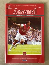 ARSENAL V READING 2006-07