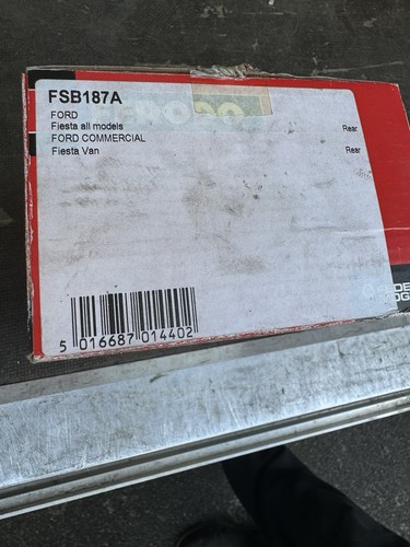 Fsb 187a brake - shoes,, fiesta