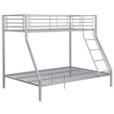 Palmdale Metal Triple Sleeper Bunk Bed - 3FT Single /4FT6 Double Space Saving