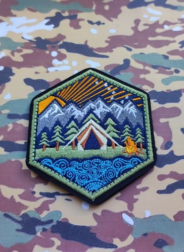 Patch randonneur hiking - du, randonneur,