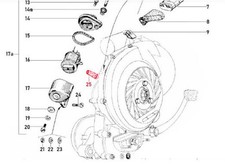 Vespa GS160/SS180 Stator Plate