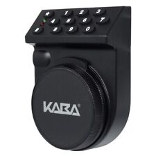 Kaba Auditcon 252 Self-Powered Multi-User Digital Lock with Vertical Dial, Black