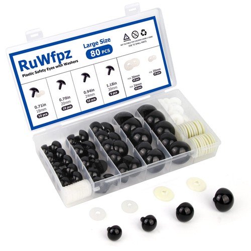 Ruwfpz safety eyes for crochet - ruwfpz,