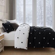 Polka Dot Duvet Cover 3 Pcs