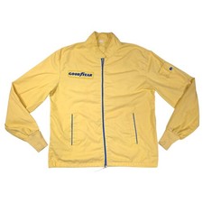 VINTAGE GOODYEAR RACING JACKET MENS MEDIUM YELLOW 70'S