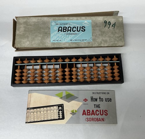 Vtg authentic abacus soroban - vtg,