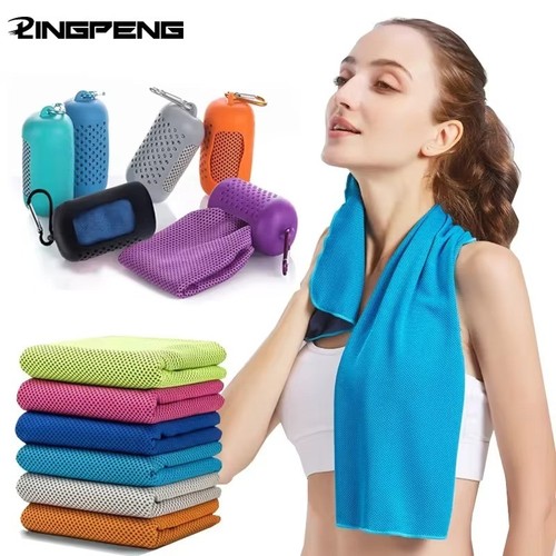 1pcs instant cooling towel - towel, ice