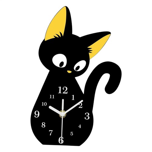Cute black cat shaped - cute, desk