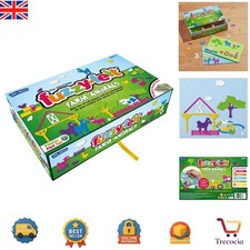 Engaging Fuzzy-Felt Farm Animals - Enhance Coordination & Storytelling Skills