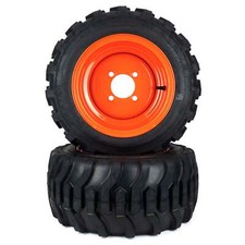 (2) Flat Free Tire Assemblies 18x8.50-10 Fits Kubota BX Series K2581-18610