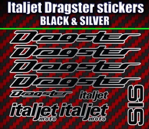 Italjet dragster decals - dragster,