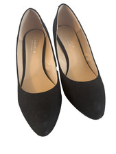 Ladies Kurt Geiger Carvela Wedge UK 6 Black Shoes EU 39 BRAND NEW